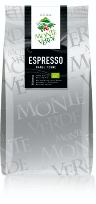 Bild von Bio Espresso Monte Verde, 1000g ganze Bohnen, 70% Arabica, 30% Robusta