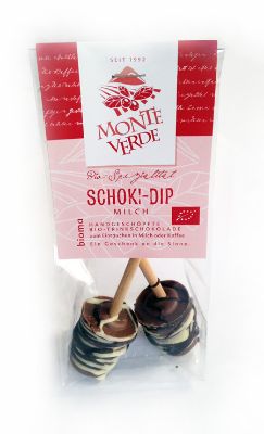 Bild von Schoki-Dip - Trinkschokolade am Stiel  Vollmilchschokolade, 2 Sticks à 23g, verpackt